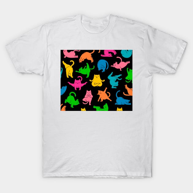 Rainbow Cats T-Shirt by timegraf